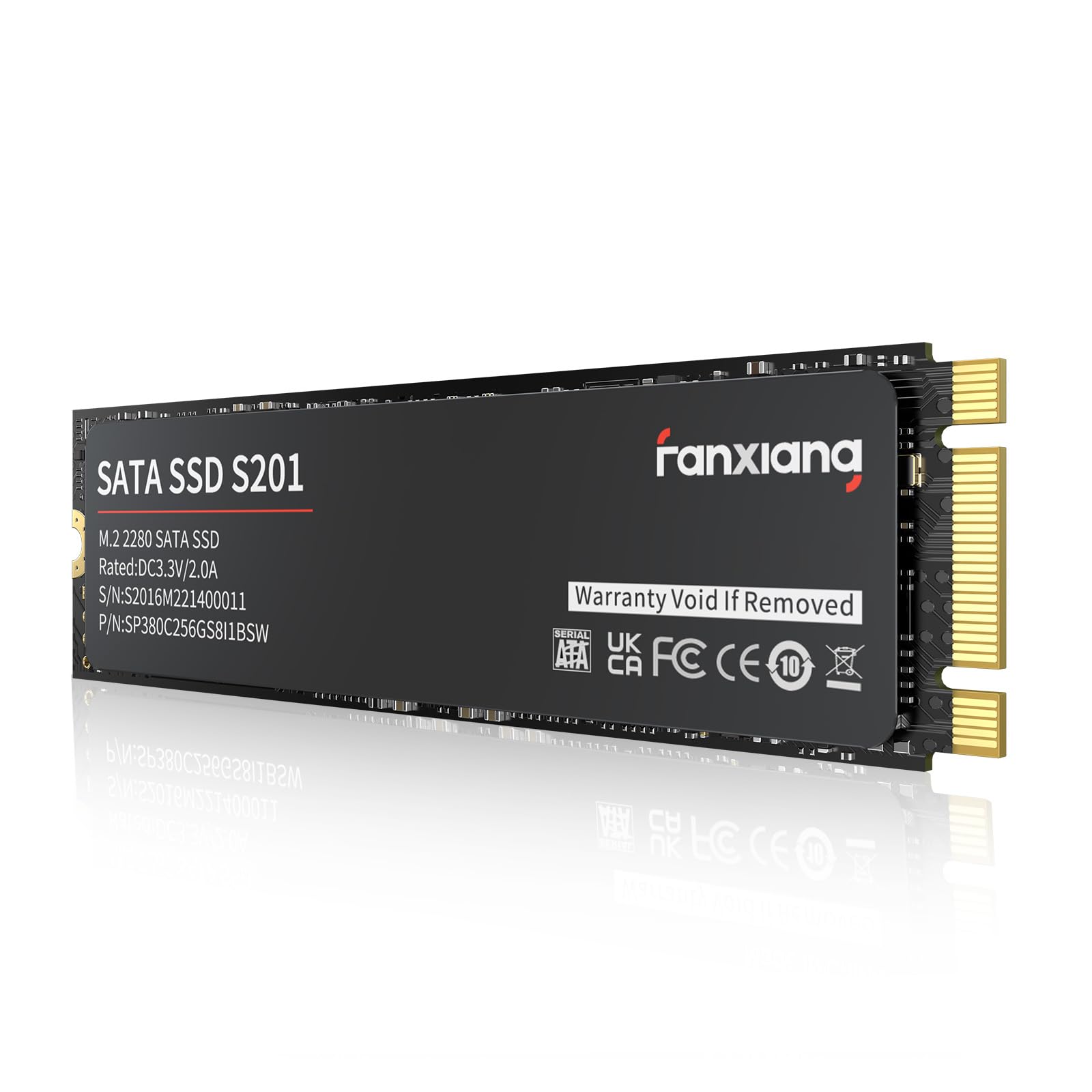 fanxiang S201 128GB M.2 SATA SSD 2280 SATA III 6Gb/s Internal